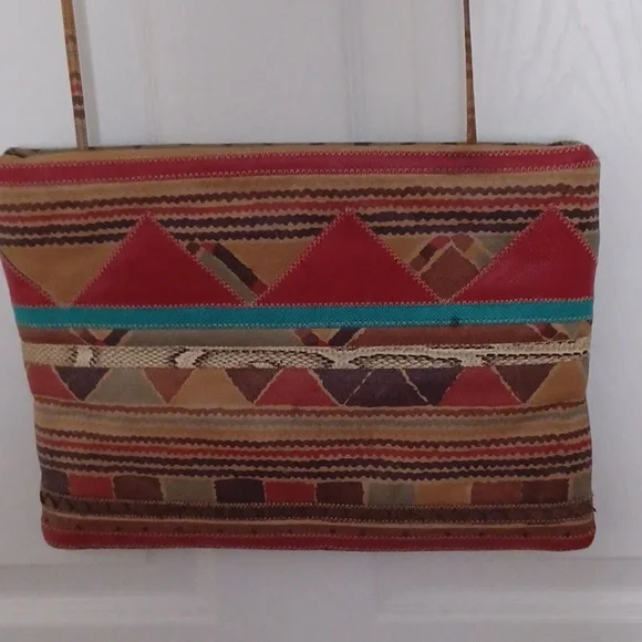 Vintage Patchwork Envelope or crossbody hanbag - Picture 9 of 9